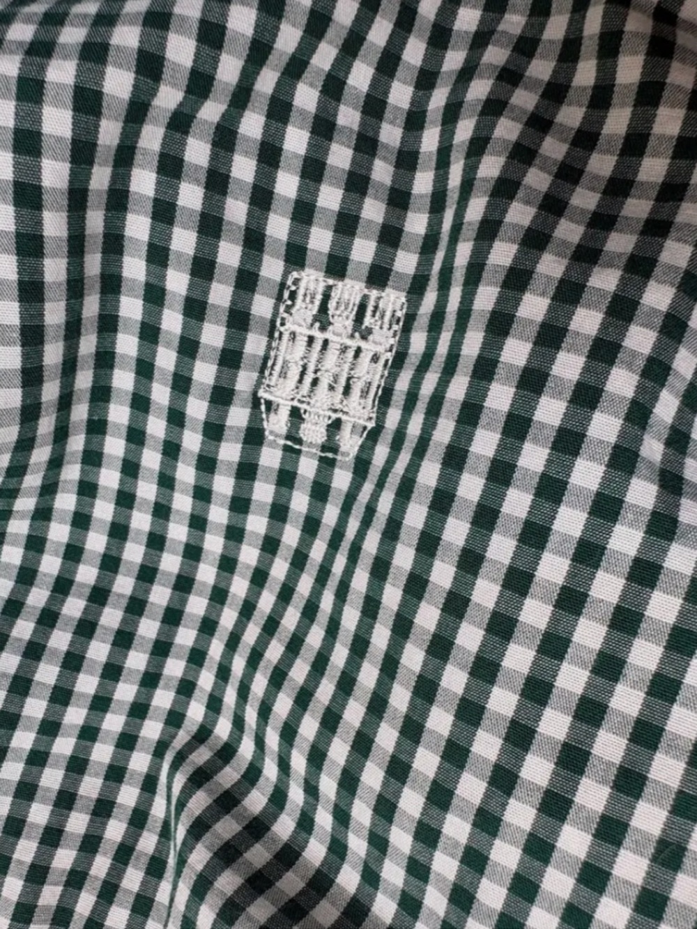 Hill House “Nap Dress” Maxi Dress in Forest Green and White Gingham - Picture 7 of 8